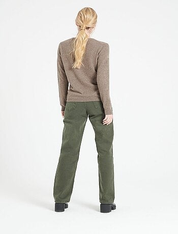 Cardigan col rond femme en cachemire - LILLY 4A