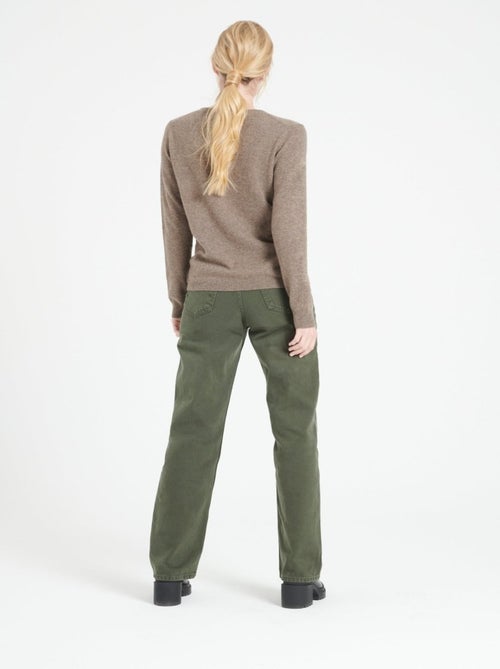 Cardigan col rond femme en cachemire - LILLY 4A - Kiabi