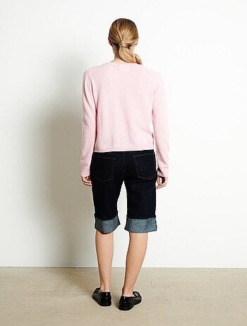 Cardigan col rond femme en cachemire - LILLY 4B