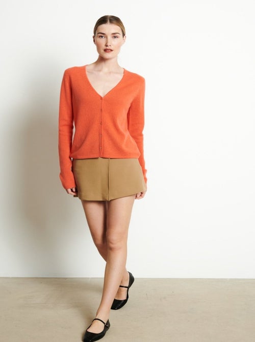 Cardigan col V femme 100% cachemire - LILLY 7B - Kiabi