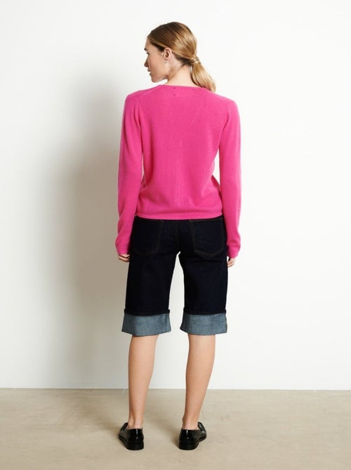 Cardigan col V femme 100% cachemire - LILLY 7B - Kiabi