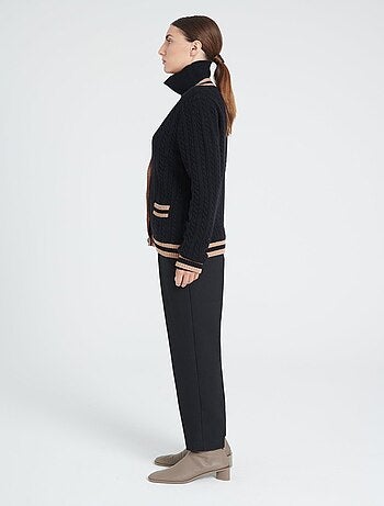 Cardigan col V femme 100% cachemire 4 fils - ZAYA 2