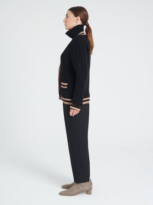 Cardigan col V femme 100% cachemire 4 fils - ZAYA 2 - Kiabi