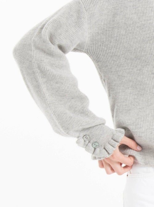 Cardigan col V femme 100% cachemire & laine - KELLY 28 - Kiabi