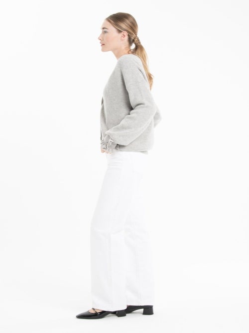Cardigan col V femme 100% cachemire & laine - KELLY 28 - Kiabi