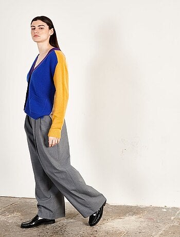 Cardigan col V femme en cachemire 4 fils - ZAYA 16