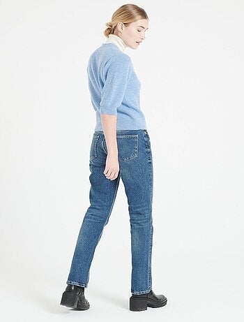 Cardigan col V manches courtes femme 100% cachemire - MIA 13