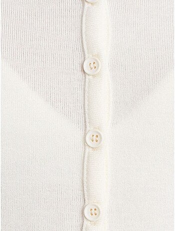 Cardigan côtelé boutonné dilvin