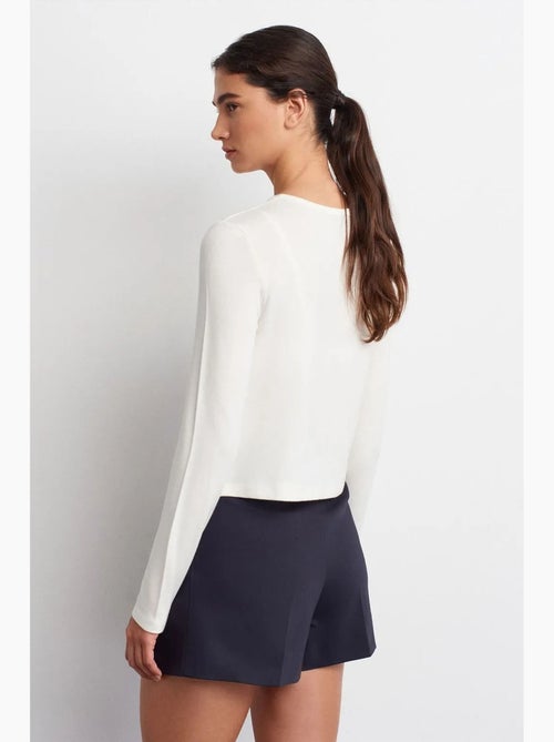 Cardigan côtelé boutonné dilvin - Kiabi Cardigan côtelé boutonné dilvin - Kiabi