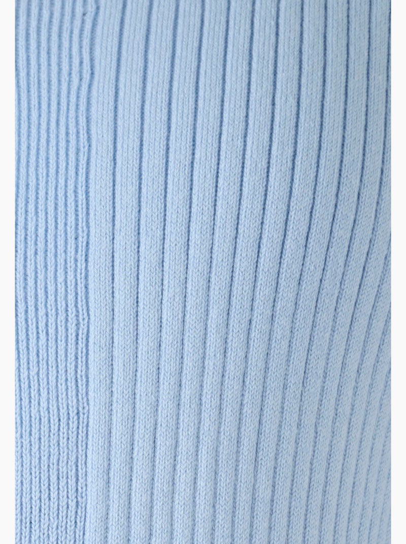 Cardigan côtes plates fantaisie - Damart Bleu - Kiabi