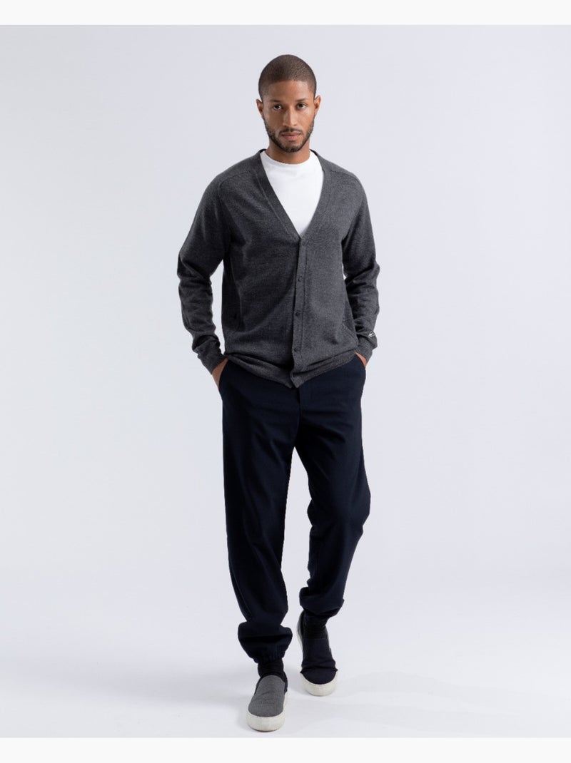 Cardigan Cross   slim - New Man Gris - Kiabi