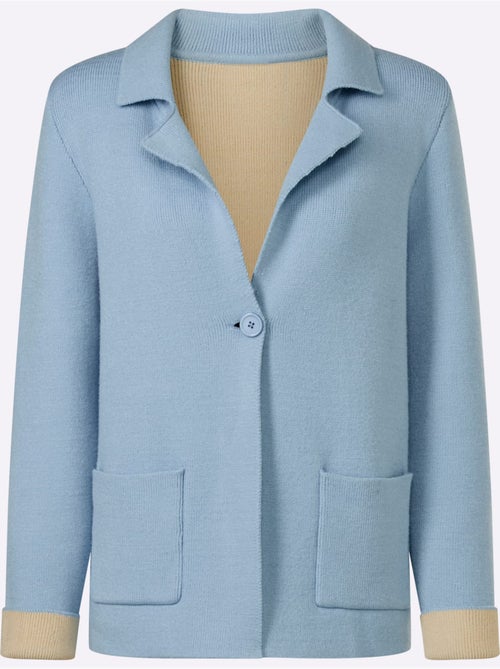 Cardigan Deux Coloris Tendance - Taille Standard - helline - Kiabi