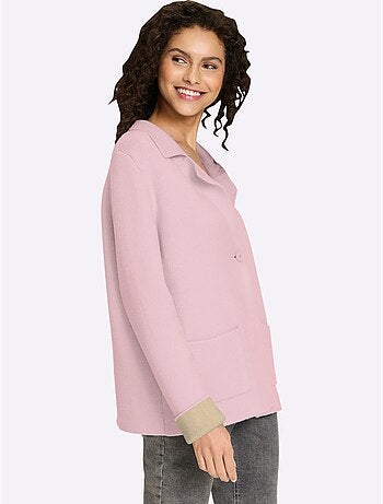 Cardigan deux coloris tendance - taille standard - helline