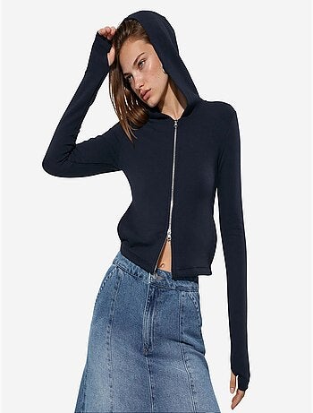 Cardigan en coton et modal busem