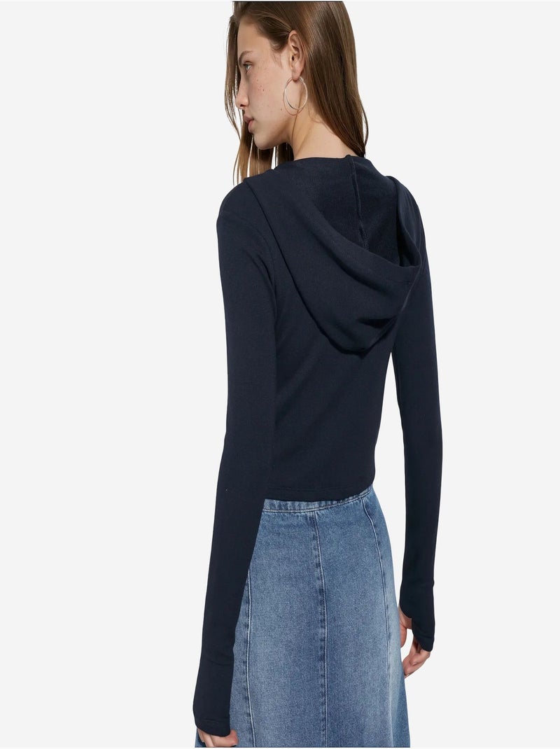 Cardigan en coton et modal busem Bleu marine - Kiabi