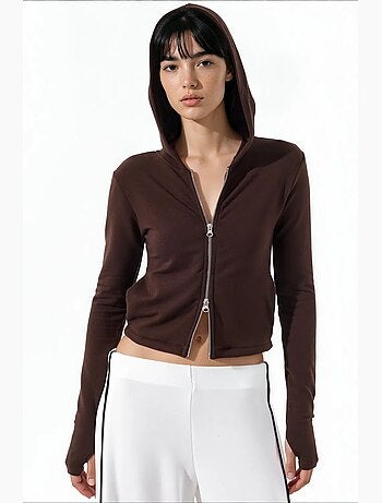 Cardigan en coton et modal busem