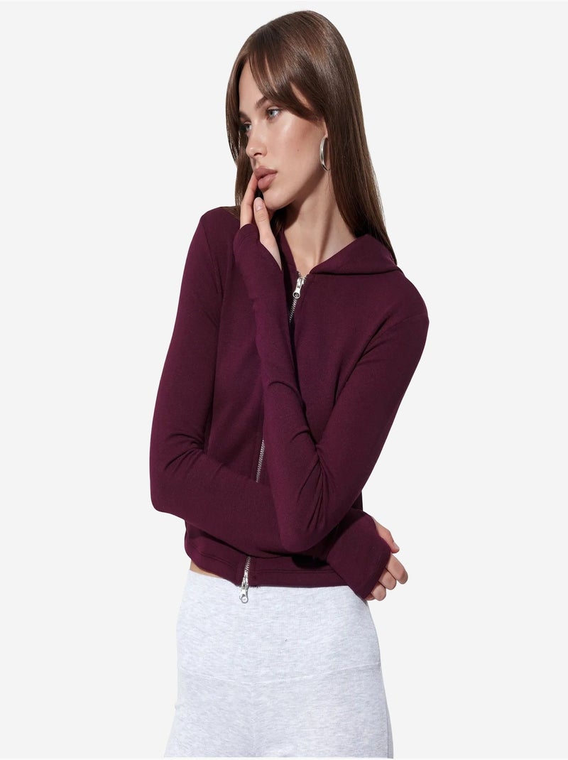 Cardigan en coton et modal busem Rouge bordeaux - Kiabi