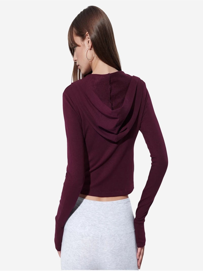 Cardigan en coton et modal busem Rouge bordeaux - Kiabi