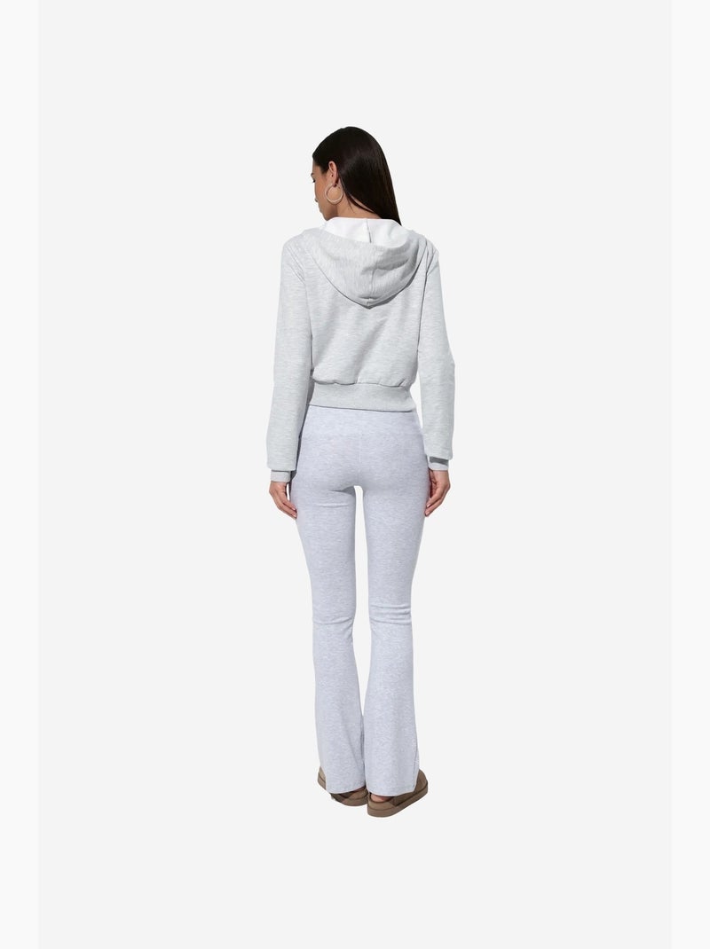 Cardigan en coton stretch busem Gris clair - Kiabi