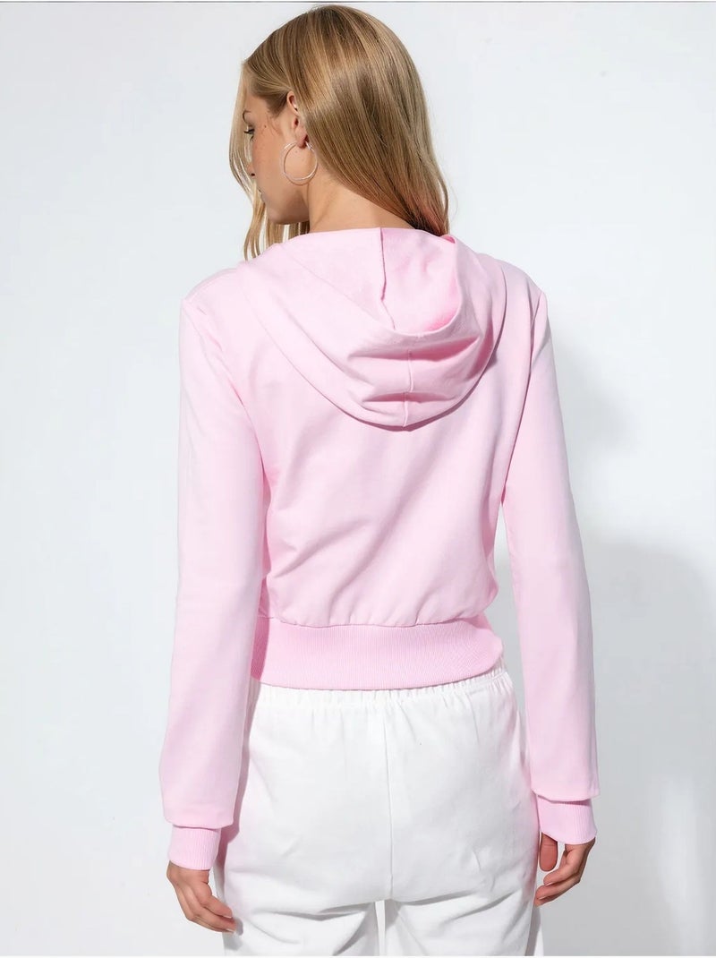 Cardigan en coton stretch busem Rose dragée - Kiabi