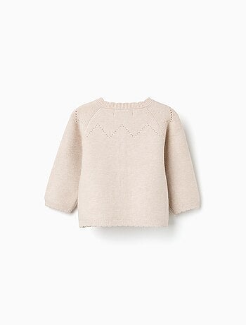 Cardigan en maille à extrémités ondulées You&Me