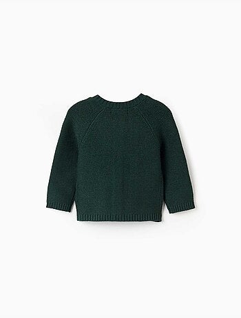 Cardigan en maille avec détails torsadés b&s