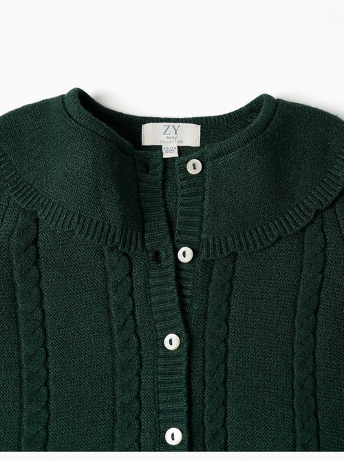Cardigan en maille avec détails torsadés b&s - Kiabi Cardigan en maille avec détails torsadés b&s - Kiabi