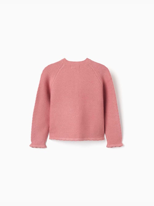 Cardigan en maille avec détails torsadés - Kiabi