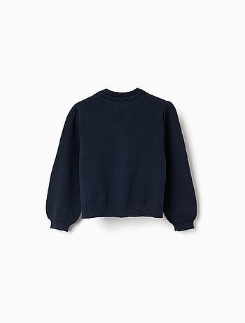 Cardigan en maille avec détails tressés