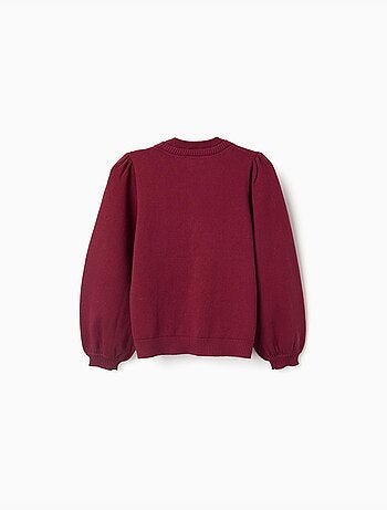 Cardigan en maille avec détails tressés