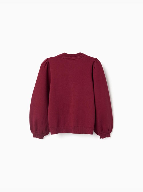 Cardigan en maille avec détails tressés - Kiabi
