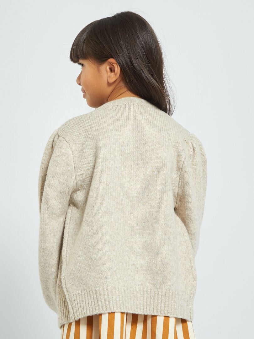 NAME IT Cardigan Maille Manches Longues Fille - Confortable Et Doux