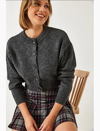 Cardigan en maille boutonnée lucci