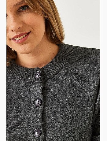 Cardigan en maille boutonnée lucci
