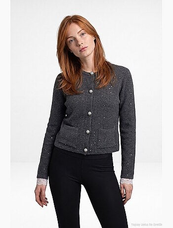 Cardigan en maille femme dilvin