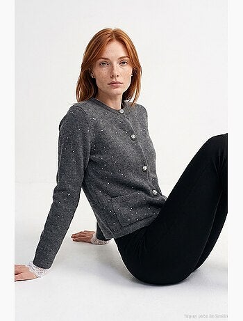 Cardigan en maille femme dilvin