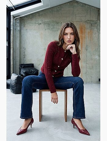 Cardigan en maille femme dilvin