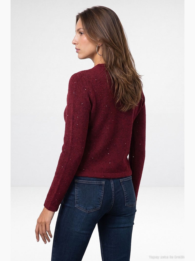 Cardigan en maille femme dilvin Rouge bordeaux - Kiabi