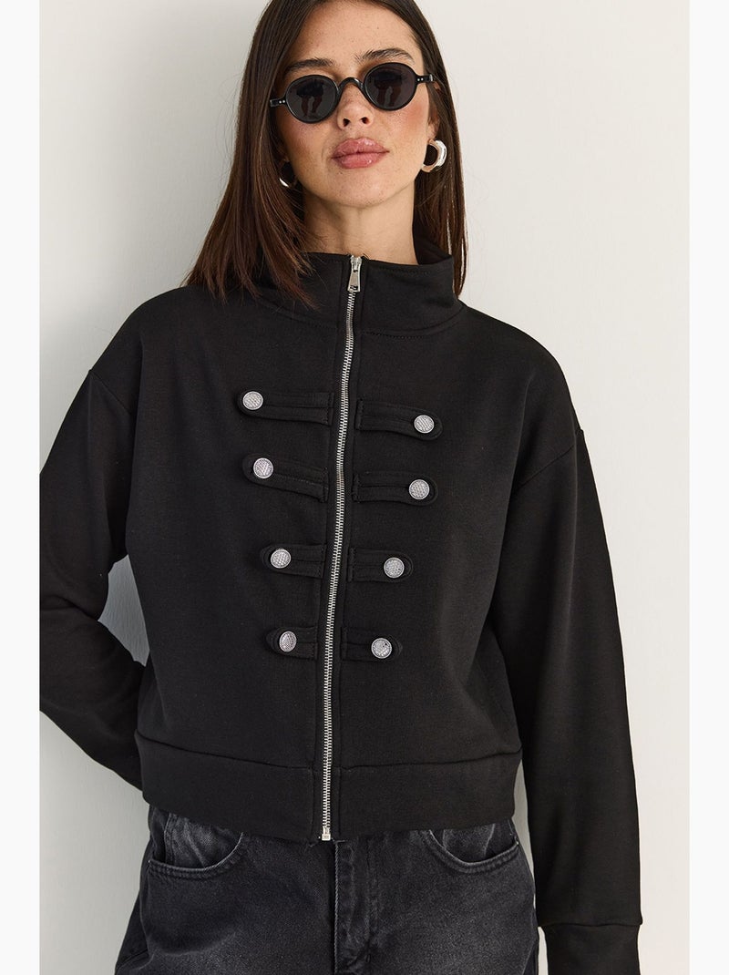 Cardigan en maille femme lucci Noir - Kiabi