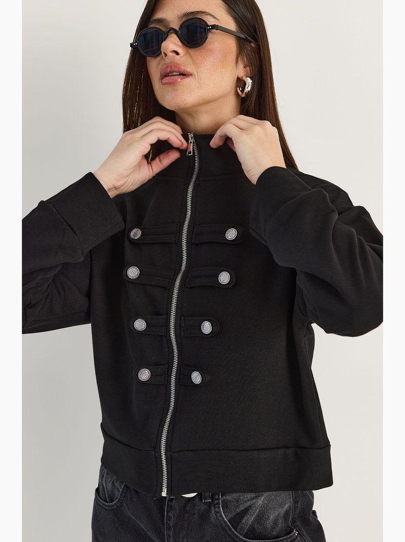 Cardigan en maille femme lucci Noir - Kiabi