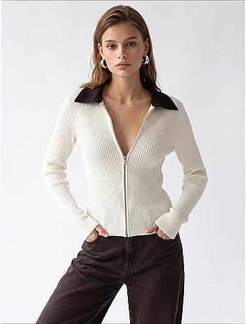 Cardigan en maille femme mixray
