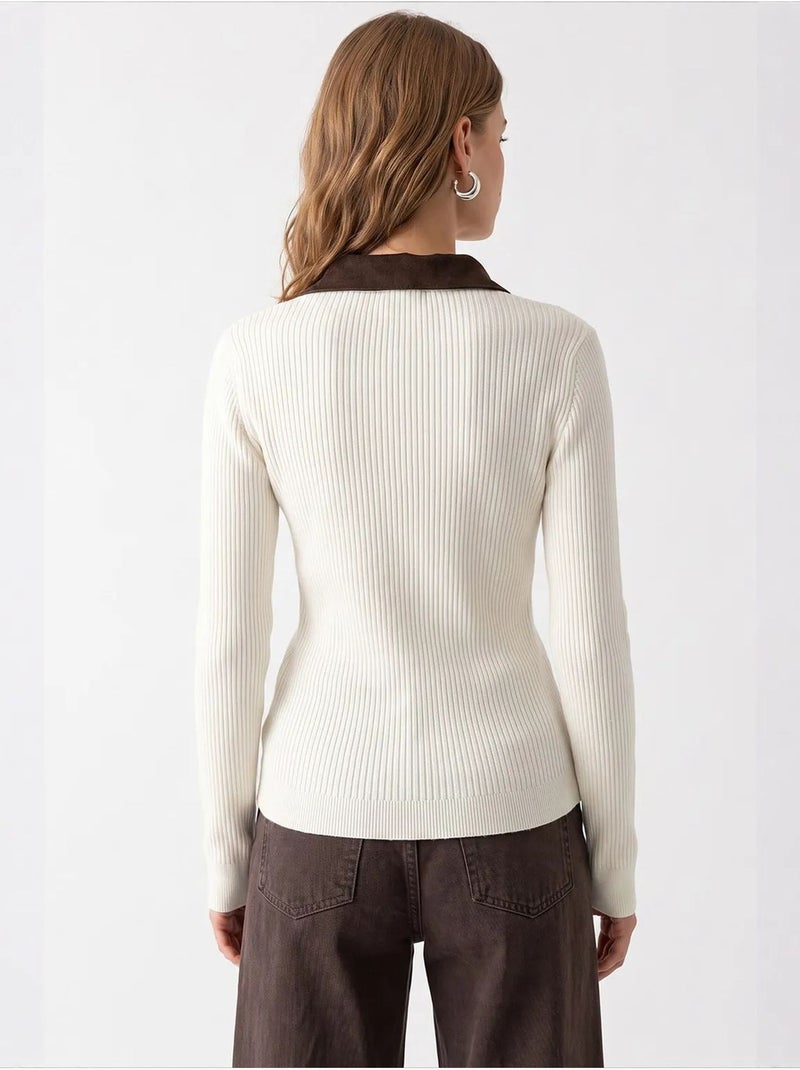 Cardigan en maille femme mixray Crème - Kiabi