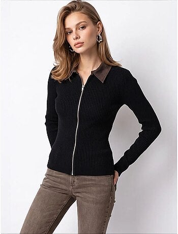 Cardigan en maille femme mixray