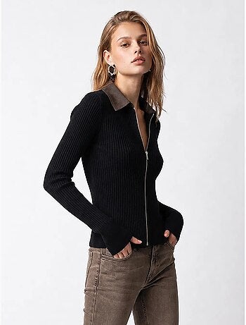 Cardigan en maille femme mixray