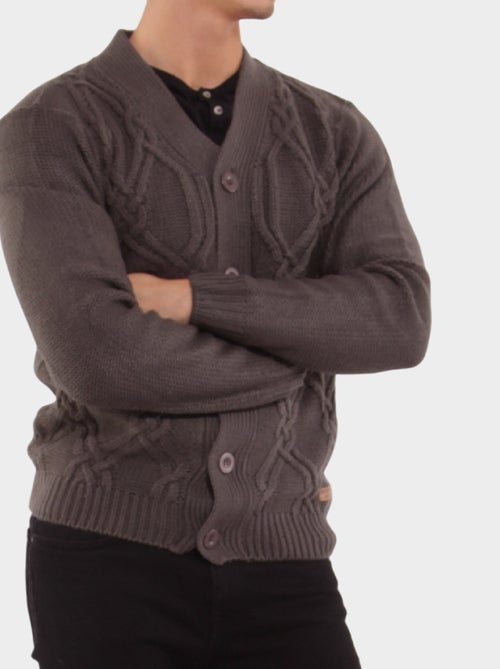 Cardigan en maille - Kiabi