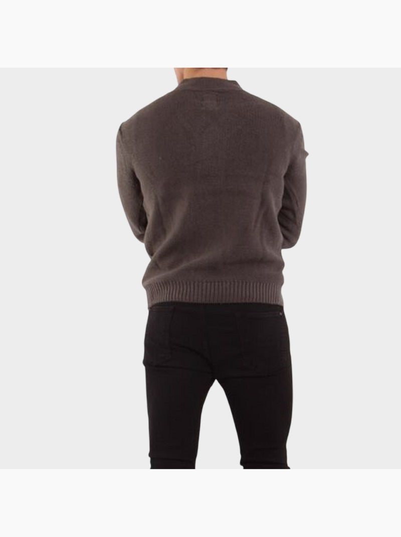 Cardigan en maille Gris - Kiabi