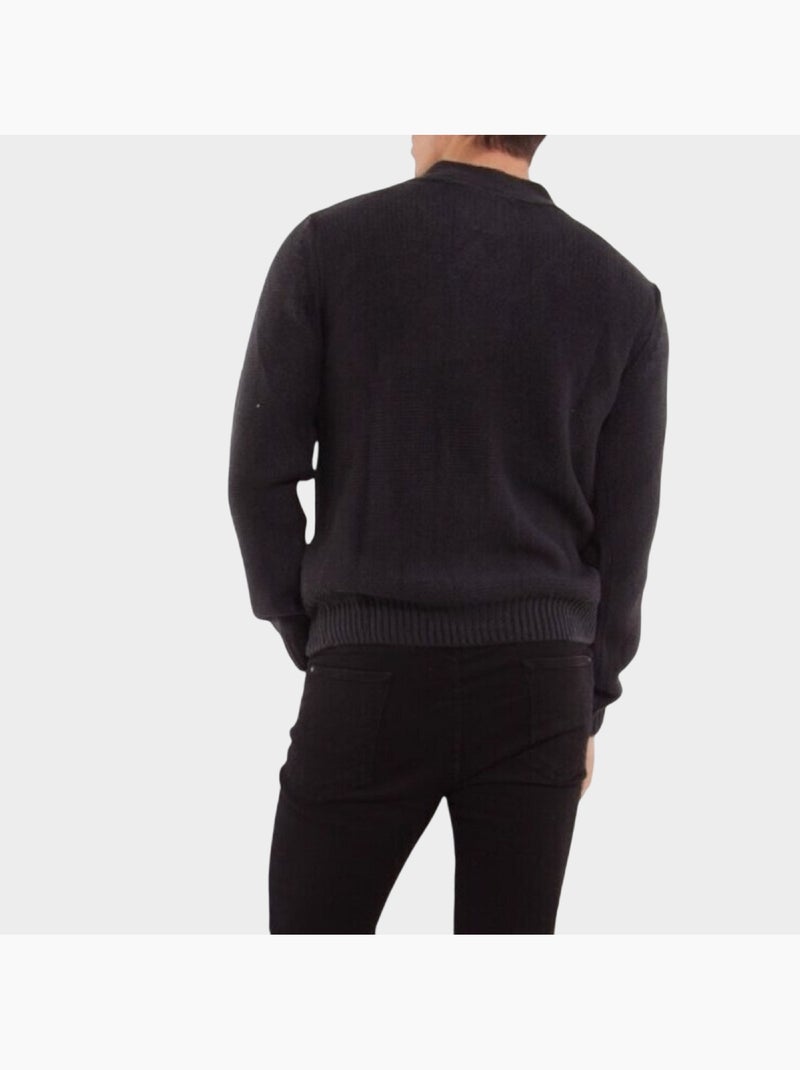 Cardigan en maille Noir - Kiabi