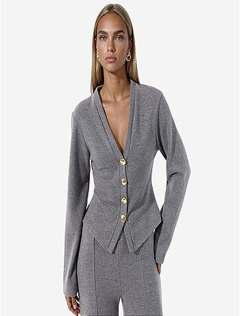 Cardigan en mélange de coton busem