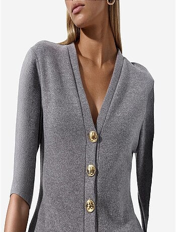 Cardigan en mélange de coton busem