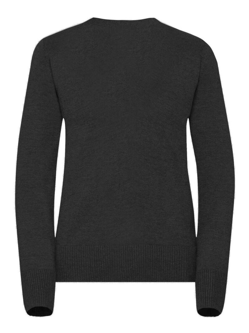 Cardigan en tricot à col en v - russell collection Noir - Kiabi